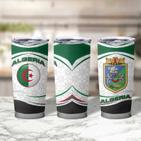 Algeria Tumbler Cup with National Flag and Coat of Arms Crest Design