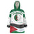 Algeria Wearable Blanket Hoodie with National Flag and Coat of Arms Crest Design