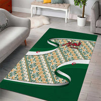 Algeria Area Rug with Arabic Calligraphy and Traditional Pattern Design