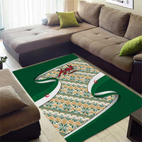 Algeria Area Rug with Arabic Calligraphy and Traditional Pattern Design