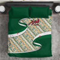 Algeria Bedding Set with Arabic Calligraphy and Traditional Pattern Design
