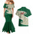 Algeria Couples Matching Mermaid Dress and Hawaiian Shirt with Arabic Calligraphy and Traditional Pattern Design