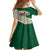 Algeria Family Matching Summer Maxi Dress and Hawaiian Shirt with Arabic Calligraphy and Traditional Pattern Design