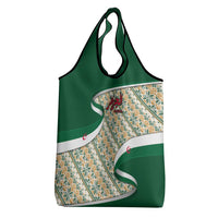 Algeria Grocery Bag with Arabic Calligraphy and Traditional Pattern Design