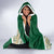 Algeria Hooded Blanket with Arabic Calligraphy and Traditional Pattern Design