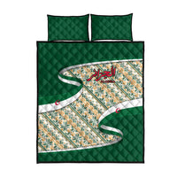 Algeria Quilt Bed Set with Arabic Calligraphy and Traditional Pattern Design