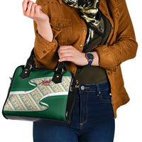 Algeria Shoulder Handbag with Arabic Calligraphy and Traditional Pattern Design