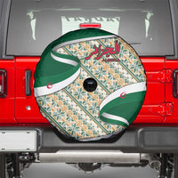 Algeria Spare Tire Cover with Arabic Calligraphy and Traditional Pattern Design