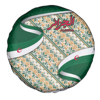 Algeria Spare Tire Cover with Arabic Calligraphy and Traditional Pattern Design