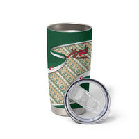Algeria Tumbler Cup with Arabic Calligraphy and Traditional Pattern Design