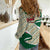 Algeria Women Casual Shirt with Arabic Calligraphy and Traditional Pattern Design