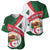 Algeria Baseball Jersey with National Emblem and Map Design