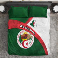 Algeria Bedding Set with National Emblem and Map Design