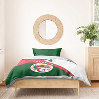 Algeria Bedding Set with National Emblem and Map Design