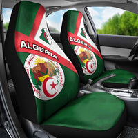 Algeria Car Seat Cover with National Emblem and Map Design