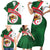 Algeria Family Matching Short Sleeve Bodycon Dress and Hawaiian Shirt with National Emblem and Map Design