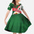 Algeria Family Matching Summer Maxi Dress and Hawaiian Shirt with National Emblem and Map Design
