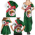 Algeria Family Matching Summer Maxi Dress and Hawaiian Shirt with National Emblem and Map Design