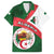 Algeria Family Matching Summer Maxi Dress and Hawaiian Shirt with National Emblem and Map Design