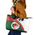 Algeria Leather Tote Bag with National Emblem and Map Design