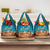 Sahara Algeria Grocery Bag with Desert Camel Landscape and Islamic Motif Design