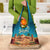 Sahara Algeria Grocery Bag with Desert Camel Landscape and Islamic Motif Design