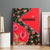Slovakia Coat of Arms Canvas Wall Art with Red Poppy Flowers and Bold Flag Colors Design - Wonder Print Shop