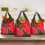 Slovakia Coat of Arms Grocery Bag with Red Poppy Flowers and Bold Flag Colors Design - Wonder Print Shop