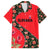 Slovakia Coat of Arms Hawaiian Shirt with Red Poppy Flowers and Bold Flag Colors Design - Wonder Print Shop