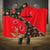 Slovakia Coat of Arms Hooded Blanket with Red Poppy Flowers and Bold Flag Colors Design - Wonder Print Shop