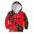 Slovakia Coat of Arms Kid Hoodie with Red Poppy Flowers and Bold Flag Colors Design - Wonder Print Shop