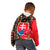 Slovakia Coat of Arms Kid Hoodie with Red Poppy Flowers and Bold Flag Colors Design - Wonder Print Shop