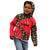 Slovakia Coat of Arms Kid Hoodie with Red Poppy Flowers and Bold Flag Colors Design - Wonder Print Shop