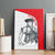 Juraj Janosik Slovakia Canvas Wall Art with Folk Pattern Red White Legend Spirit