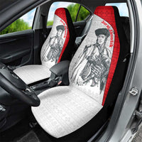 Juraj Janosik Slovakia Car Seat Cover with Folk Pattern Red White Legend Spirit