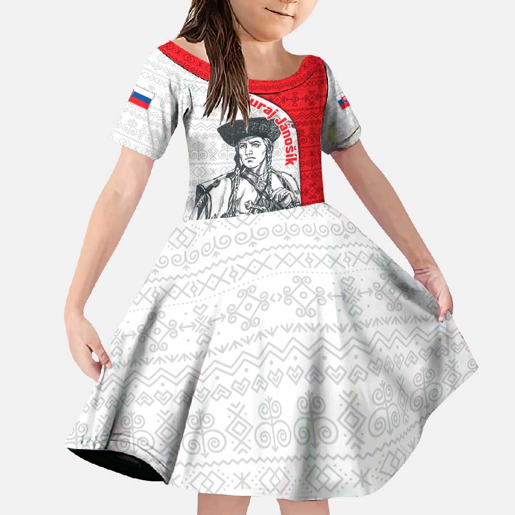 Juraj Janosik Slovakia Family Matching Off Shoulder Maxi Dress and Hawaiian Shirt with Folk Pattern Red White Legend Spirit