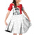 Juraj Janosik Slovakia Family Matching Off Shoulder Short Dress and Hawaiian Shirt with Folk Pattern Red White Legend Spirit