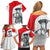 Juraj Janosik Slovakia Family Matching Off Shoulder Short Dress and Hawaiian Shirt with Folk Pattern Red White Legend Spirit