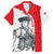 Juraj Janosik Slovakia Family Matching Puletasi and Hawaiian Shirt with Folk Pattern Red White Legend Spirit