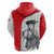 Juraj Janosik Slovakia Hoodie with Folk Pattern Red White Legend Spirit