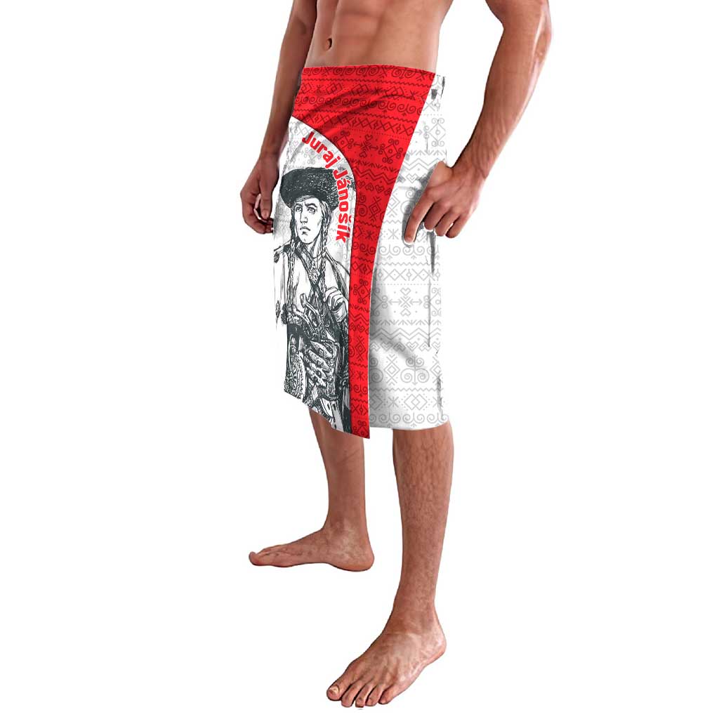 Juraj Janosik Slovakia Lavalava with Folk Pattern Red White Legend Spirit
