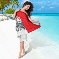 Juraj Janosik Slovakia Sarong with Folk Pattern Red White Legend Spirit