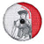 Juraj Janosik Slovakia Spare Tire Cover with Folk Pattern Red White Legend Spirit