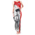 Juraj Janosik Slovakia Tank Maxi Dress with Folk Pattern Red White Legend Spirit