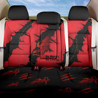Slovakia Back Car Seat Cover with Red Black Falcon Claw No Mercy Spirit