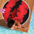 Slovakia Beach Blanket with Red Black Falcon Claw No Mercy Spirit