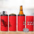 Slovakia 4 in 1 Can Cooler Tumbler with Red Black Falcon Claw No Mercy Spirit