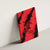 Slovakia Canvas Wall Art with Red Black Falcon Claw No Mercy Spirit