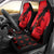 Slovakia Car Seat Cover with Red Black Falcon Claw No Mercy Spirit