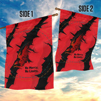 Slovakia Garden Flag with Red Black Falcon Claw No Mercy Spirit